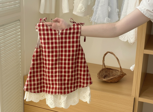 Vintage Crochet Lace Summer Dress
