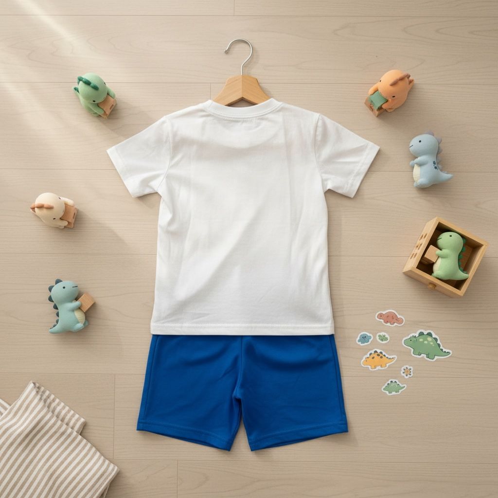 Dinosaur Style short sleeved suit