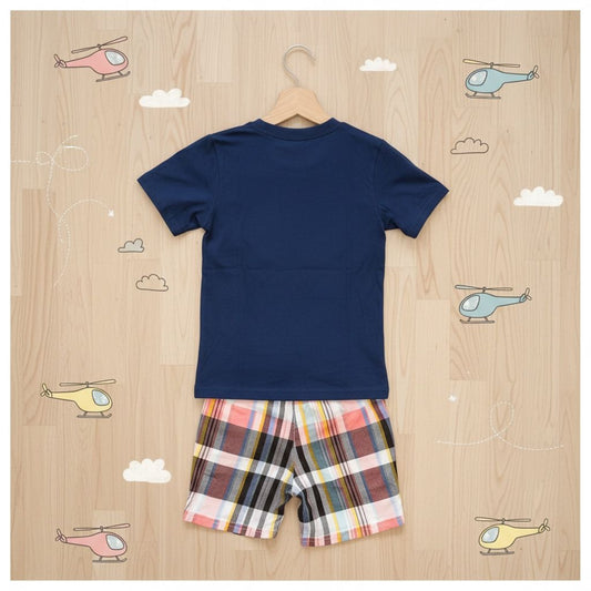 Helicopter Style short sleeved suit