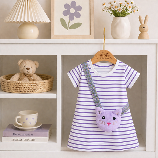 Bunny Short Striped Dress