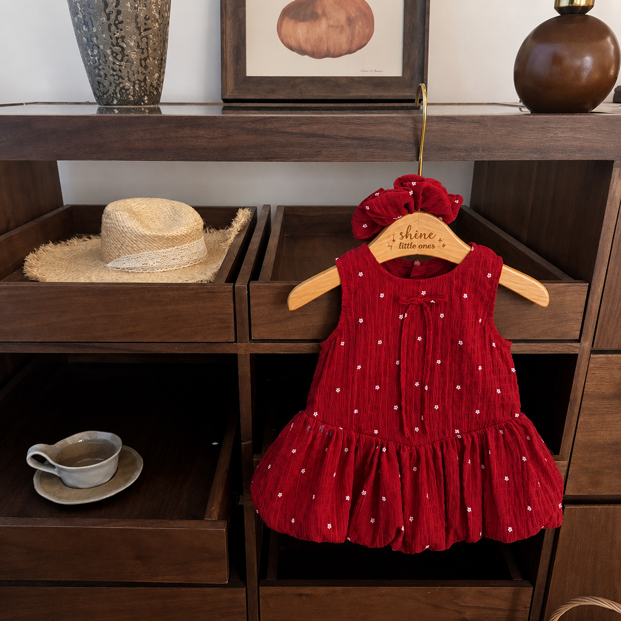 Classic polka Dot cotton Dress