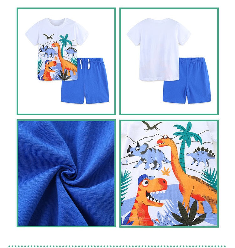 Dinosaur Style short sleeved suit