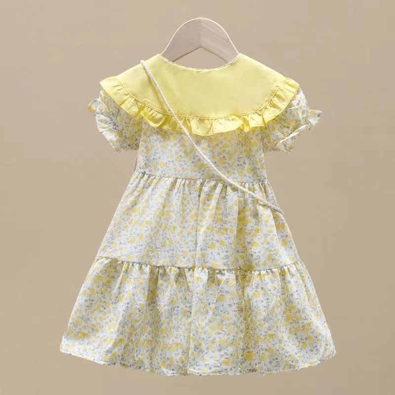 Forest Pastoral Style Dress with Bag