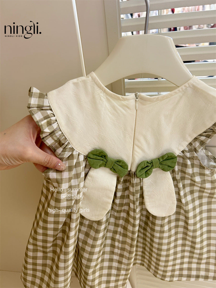 Rabbit Green Plaid dress
