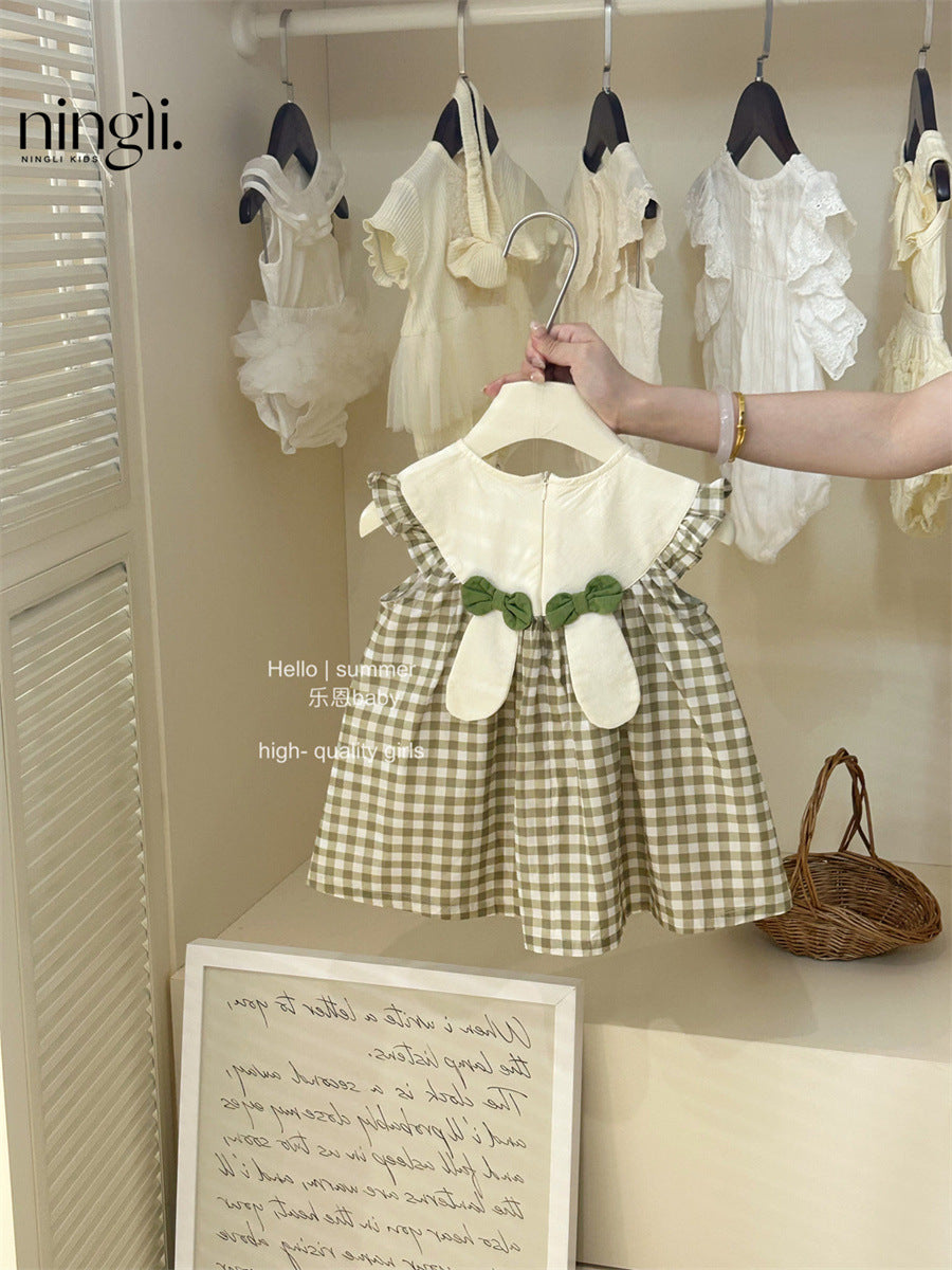 Rabbit Green Plaid dress