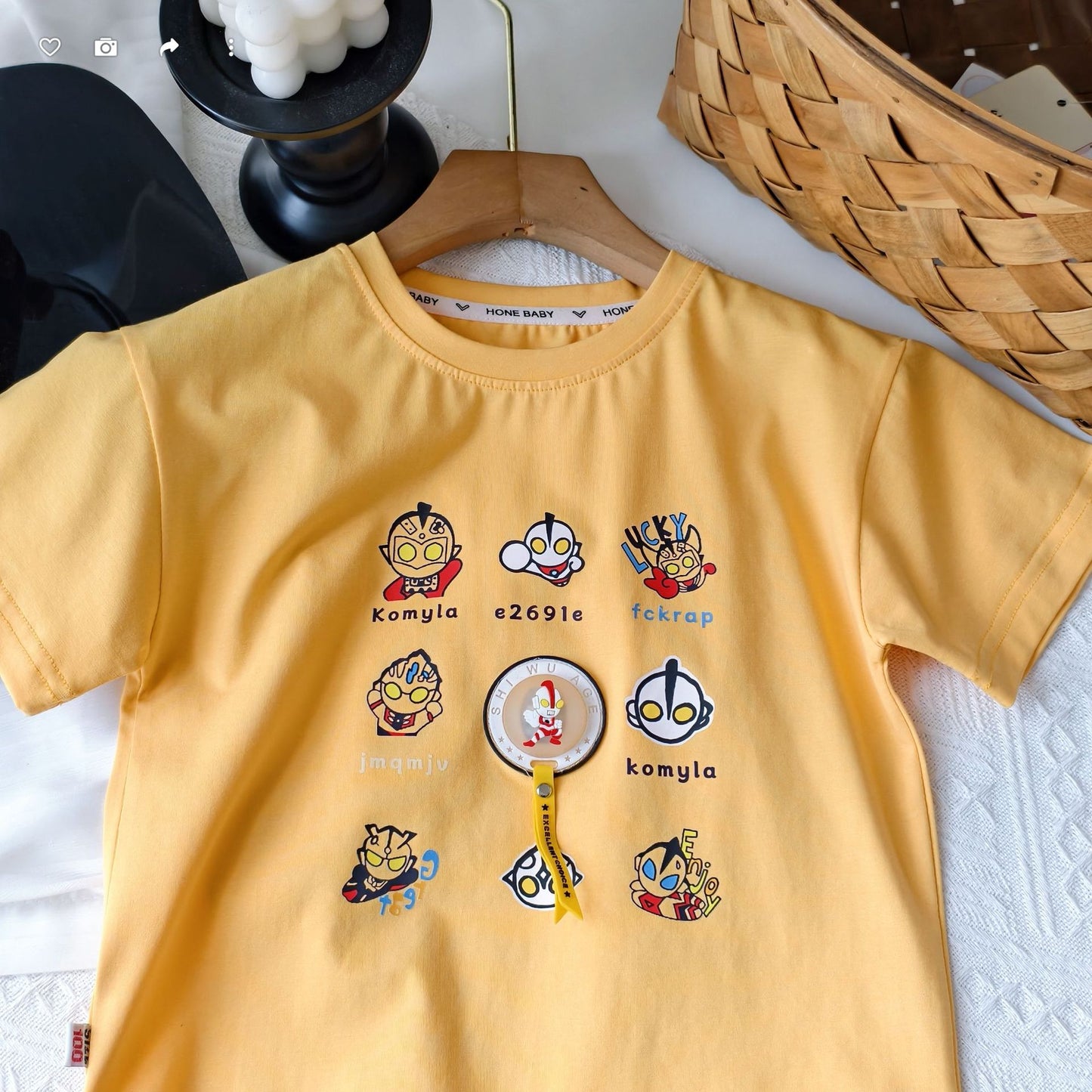 Light cute Short-sleeved Shorts pants sets