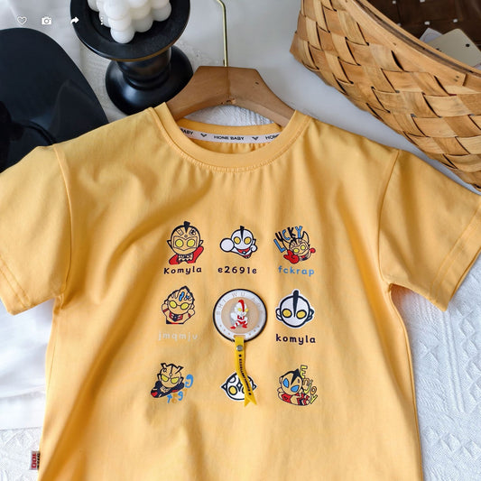 Light cute Short-sleeved Shorts pants sets