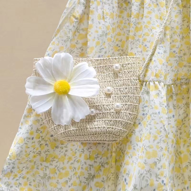 Forest Pastoral Style Dress with Bag
