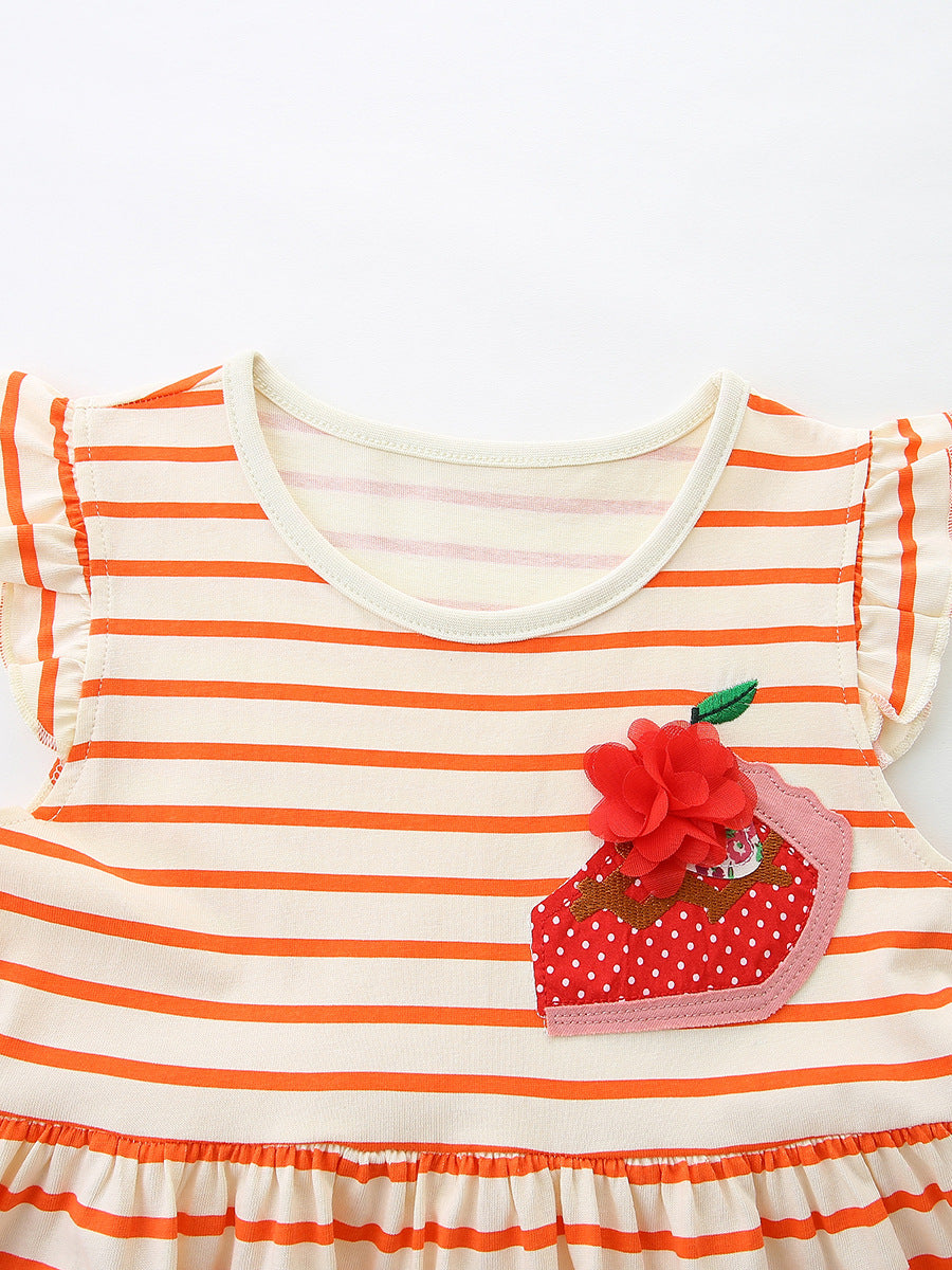 Stripe Fruit Patch Summer Dress
