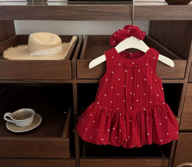 Classic polka Dot cotton Dress