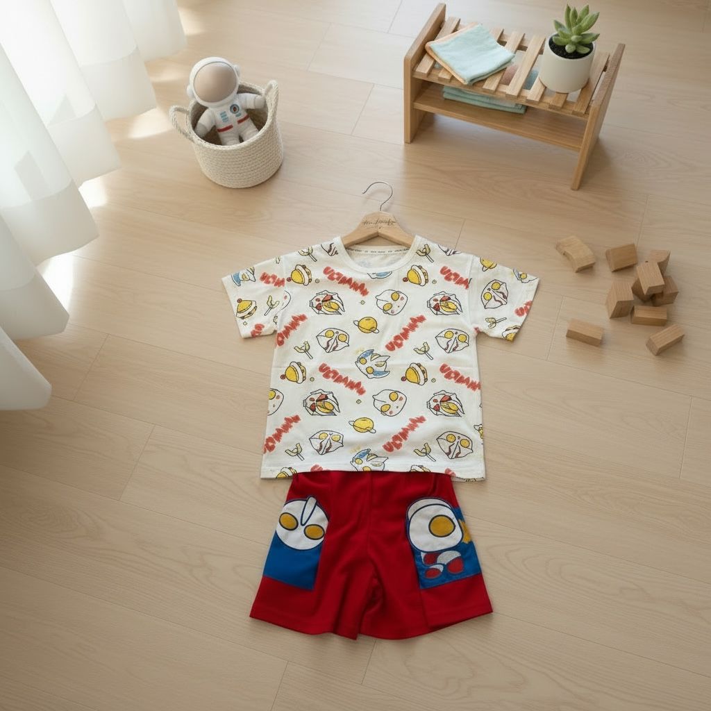 Salted Egg Short-sleeve & pant