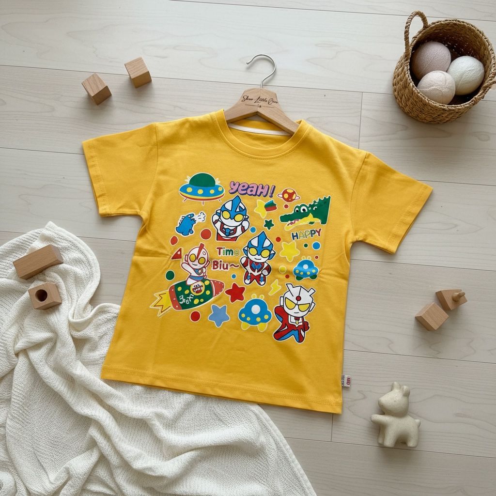 Little Space Hero Cartoon T-Shirt