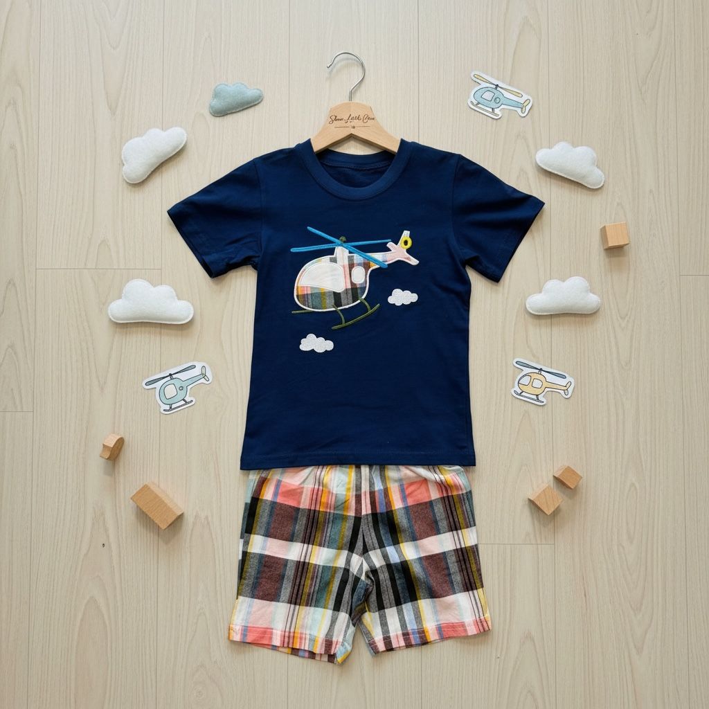 Helicopter Style short sleeved suit