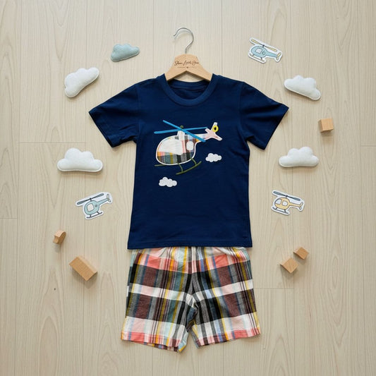 Helicopter Style short sleeved suit