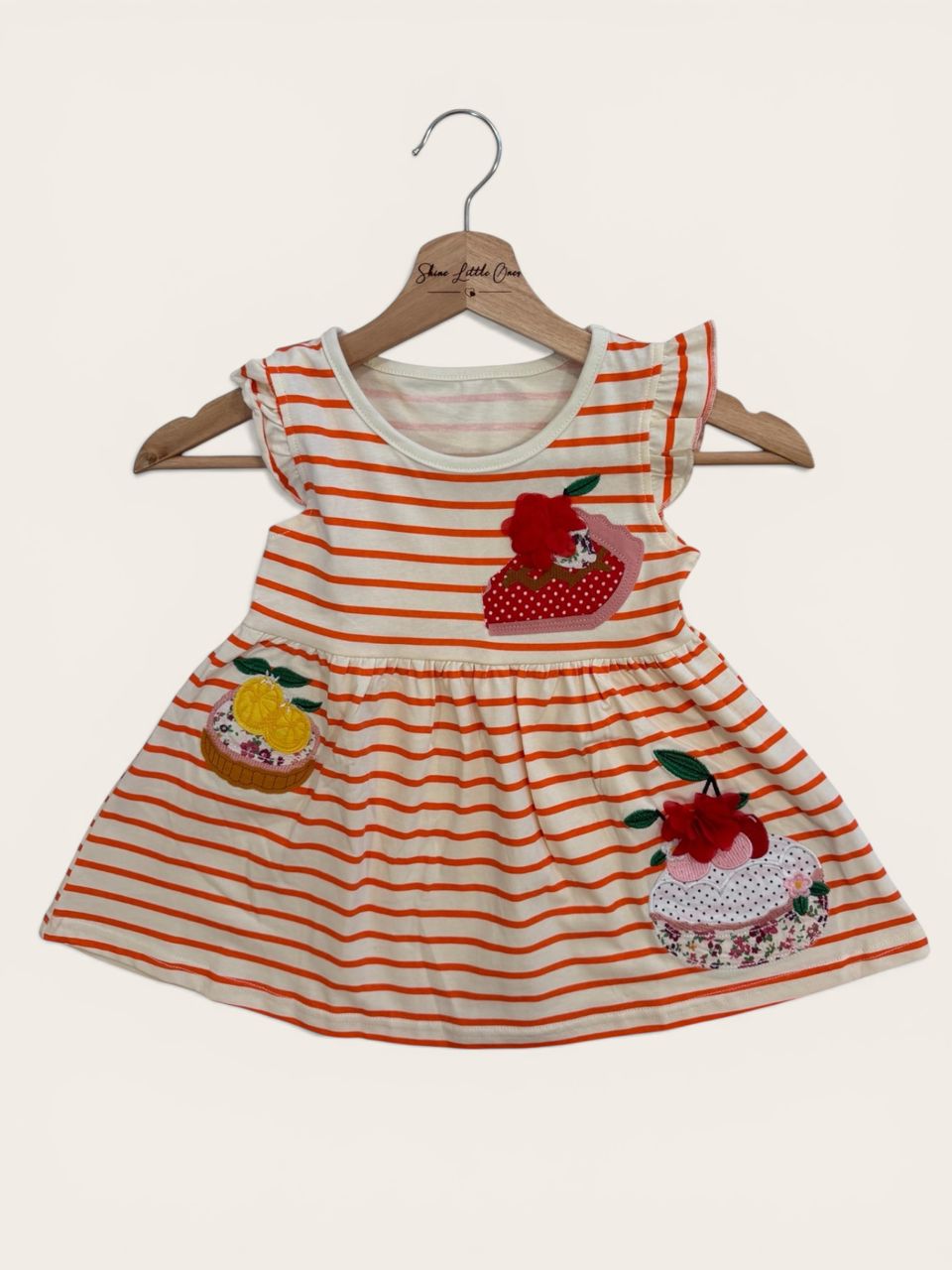 Stripe Fruit Patch Summer Dress
