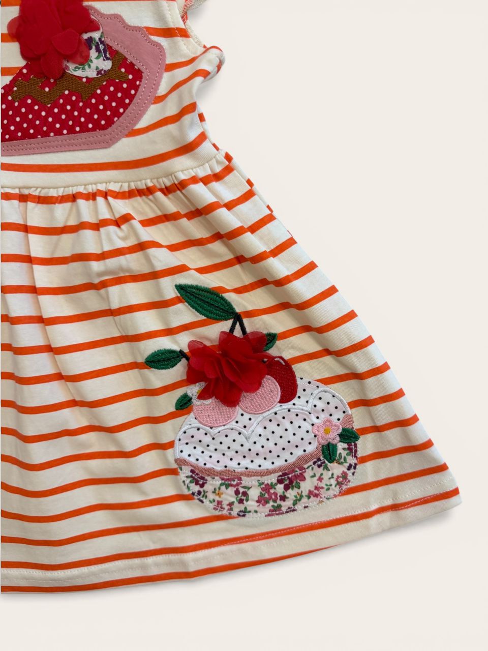 Stripe Fruit Patch Summer Dress