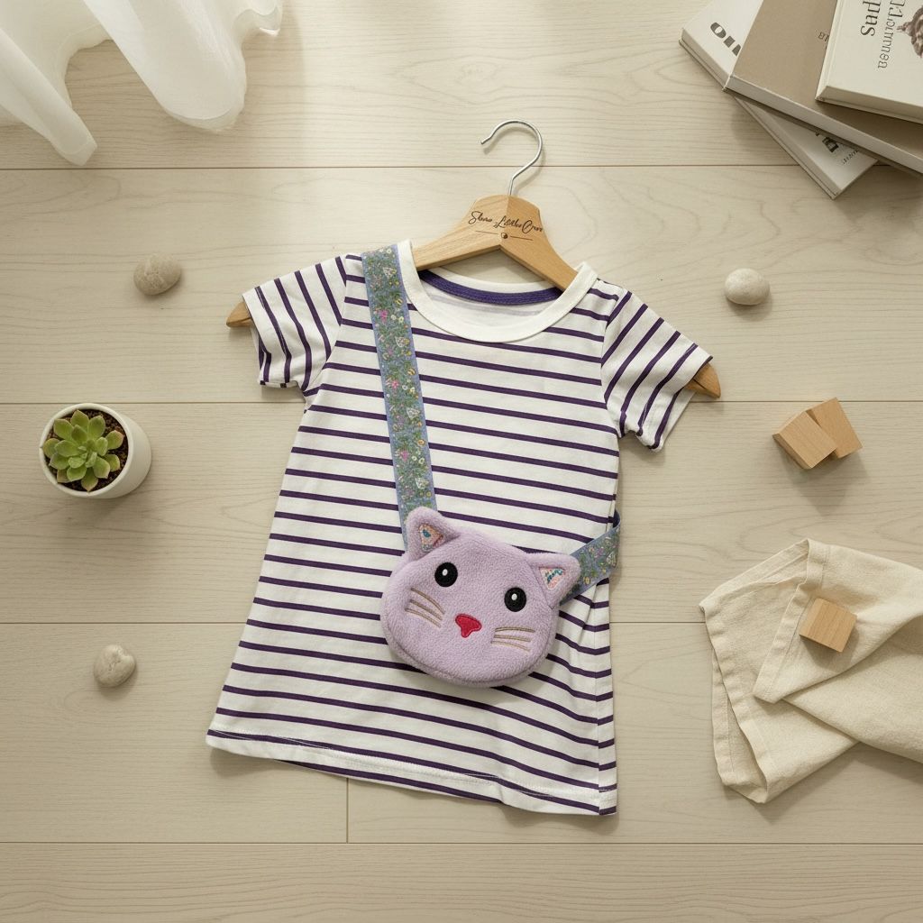 Bunny Short Striped Dress