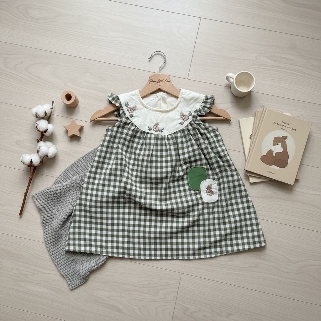 Rabbit Green Plaid dress