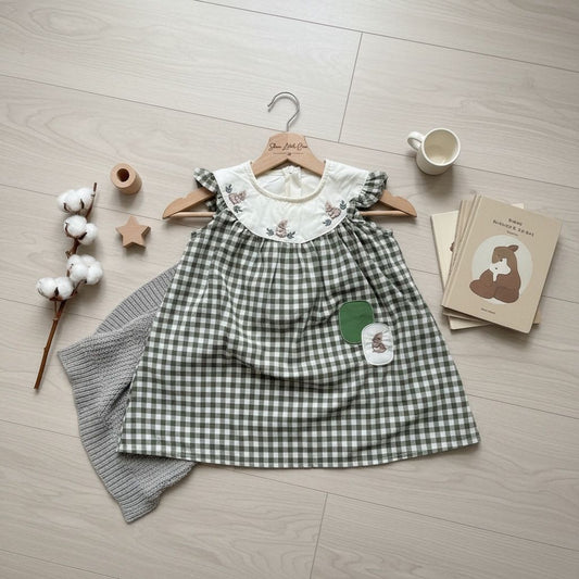Rabbit Green Plaid dress