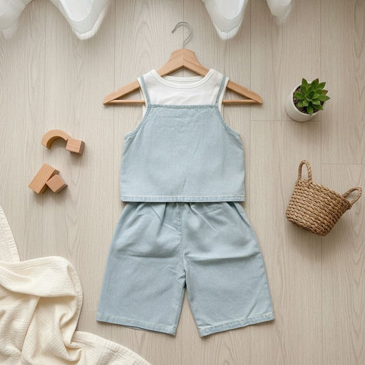 Girls suit summer Three-piece set
