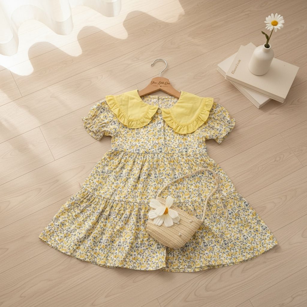 Forest Pastoral Style Dress with Bag