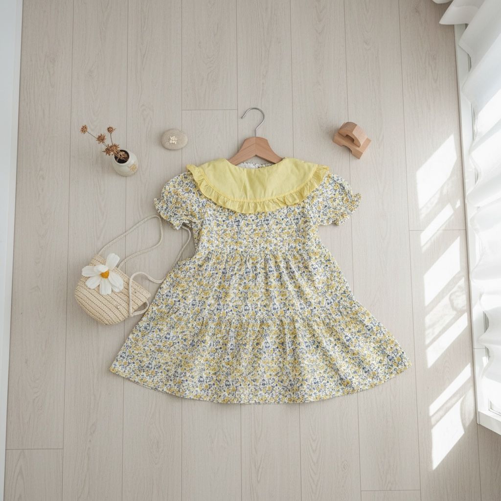 Forest Pastoral Style Dress with Bag