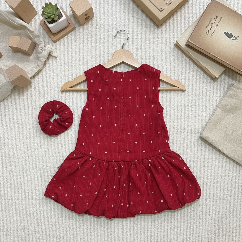 Classic polka Dot cotton Dress