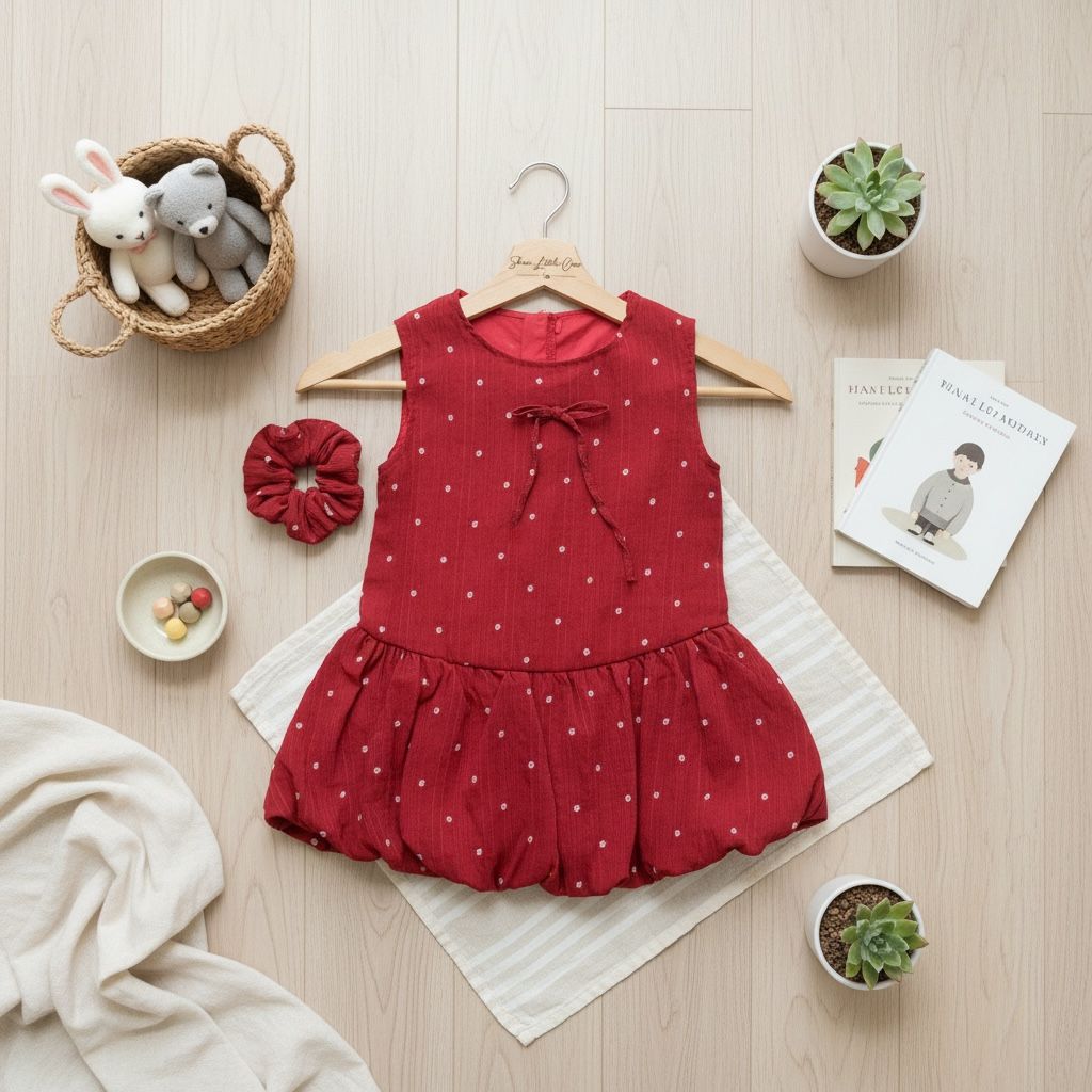 Classic polka Dot cotton Dress