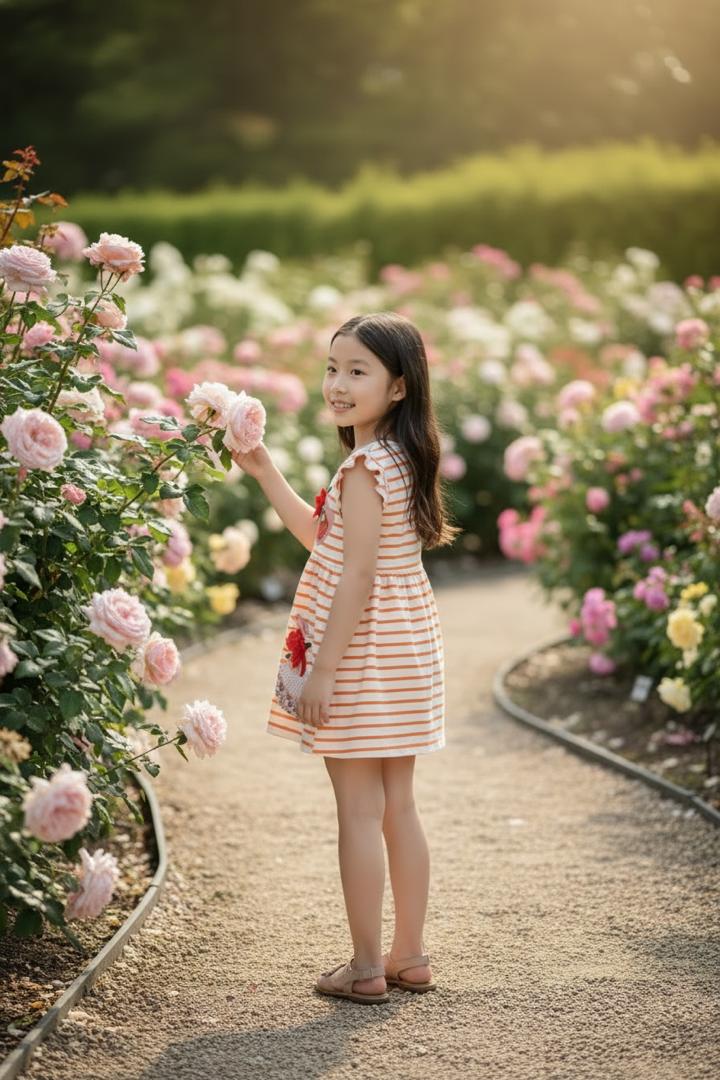 Stripe Fruit Patch Summer Dress