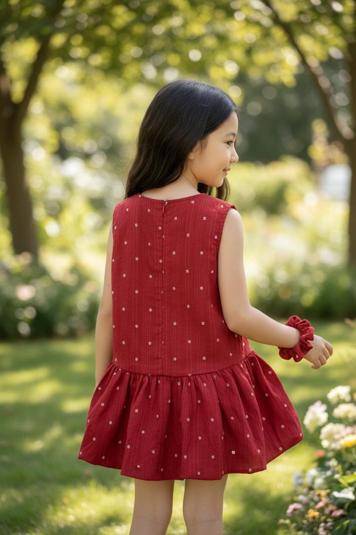 Classic polka Dot cotton Dress