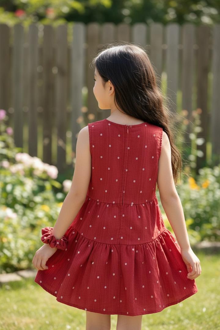 Classic polka Dot cotton Dress