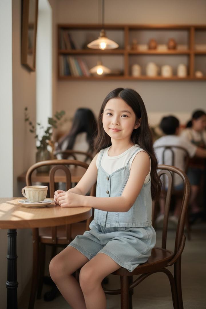 Girls suit summer Three-piece set