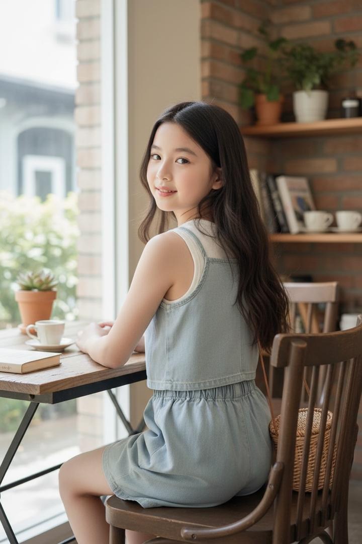 Girls suit summer Three-piece set