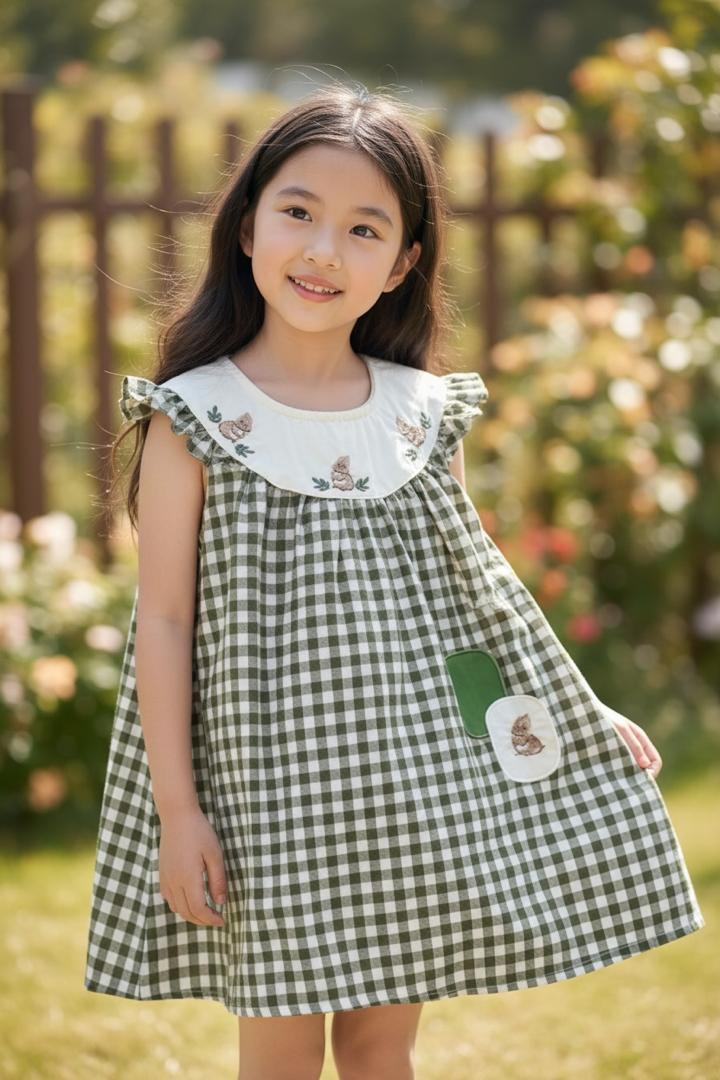 Rabbit Green Plaid dress
