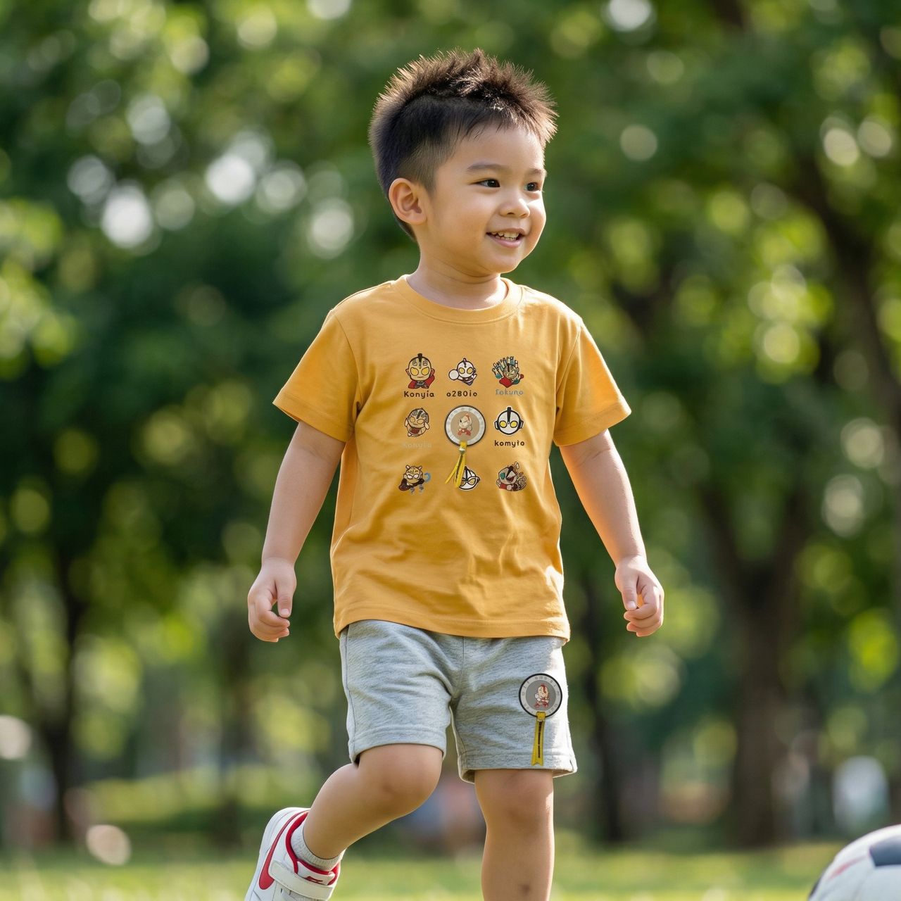 Light cute Short-sleeved Shorts pants sets